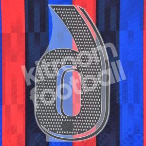 Original Player Issue 2022-23 Barcelona Home Number #6 La Liga Avery - Image 3