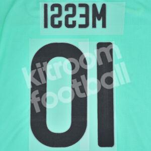 2011-12 Barcelona Third Name Number Set #10 MESSI Repro - Image 3