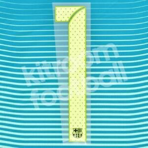 2016-17 Barcelona 3rd Kit Number #1 (Repro) V2