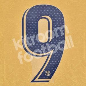 Original Player Issue 2022-23 Barcelona Away Number #9 La Liga Avery