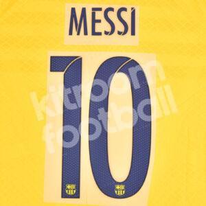 2015-16 Barcelona Away Name Number Set #10 MESSI Repro