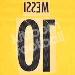 2015-16 Barcelona Away Name Number Set #10 MESSI Repro - Image 3