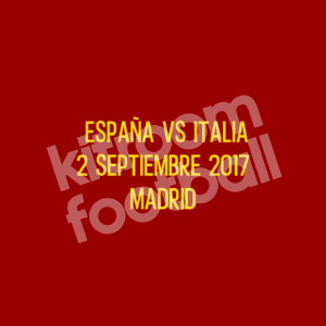 2017 Spain World Cup Qualifiers Match Day Transfer MDT Patch vs Italy Repro