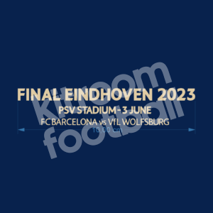 2022-23 FC Barcelona Womens Final Champions League 2023 Patch MDT 10cms Repro