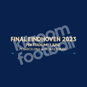 2022-23 FC Barcelona Womens Final Champions League 2023 Patch MDT 9cms Repro