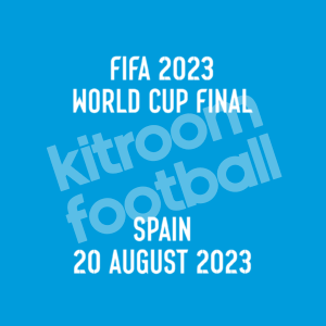 2023 World Cup Womens England MDT Match Day Transfer Patch vs Spain Repro