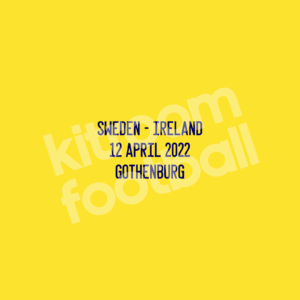 2022 Sweden World Cup Qualifiers MDT Match Day Transfer Patch vs Ireland Repro