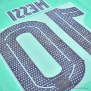 2019-20 Barcelona Third Name Number Set #10 MESSI Champions League Repro - Image 4