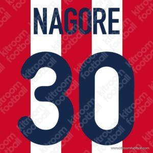 2001-02 Atletico Madrid Home & Third Name Set #30 NAGORE (Repro)