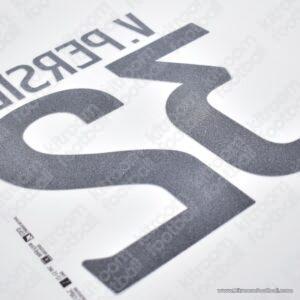 2017-19 Feyenoord Rotterdam Home Name Number Set #32 VAN PERSIE Repro - Image 4