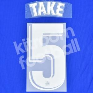Original Player Issue 2017-18 Getafe Home Name Number #5 TAKE La Liga