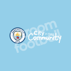 2023-24 Manchester City Sponsor Patch in the Community Repro