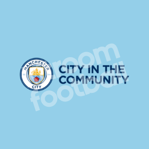 2022-23 Manchester City Sponsor Patch in the Community FA CUP Final Repro