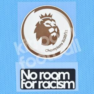 2021-22 Premier League FA Champions 2020/21 Badge Manchester City Patch Repro