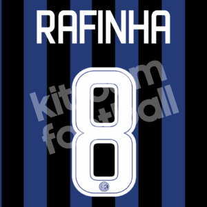 2017-18 Inter Milan Home Name Number Set #8 RAFINHA Repro