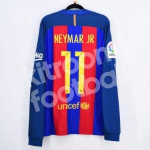 2016-17 Barcelona Home Player Issue Shirt #11 NEYMAR JR (New) M La