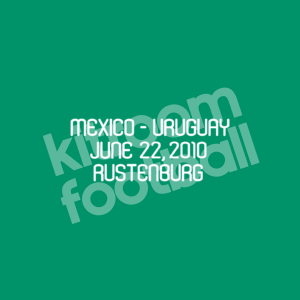 FIFA World Cup South Africa 2010 MDT Patch Mexico vs Uruguay Repro