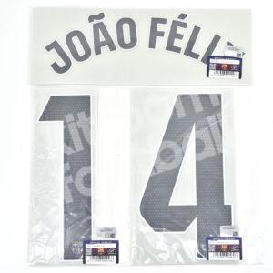 Original 2023-24 Fc Barcelona Third Name Number Set #14 JOAO FELIX La Liga TPT