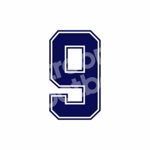 1988-92 Real Madrid Home Number #9 (Hugo Sanchez) Hummel Repro