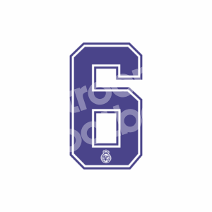 1992-94 Real Madrid Home Number #6 (Hierro Gordillo) Hummel Repro - Image 1