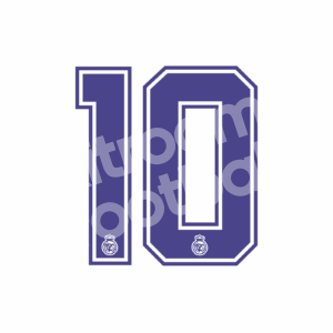 1992-94 Real Madrid Home Number #10 (Hagi Prosinecki) Hummel Repro