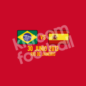 2013 Spain Final Confederations Cup Match Detail MDT Patch vs Brazil Repro