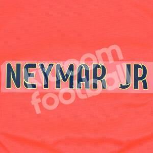 2014-15 Barcelona Away Name Block NEYMAR JR Repro