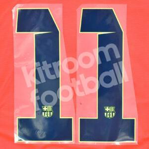 2014-15 Barcelona Away Number #11 Repro (Fail)