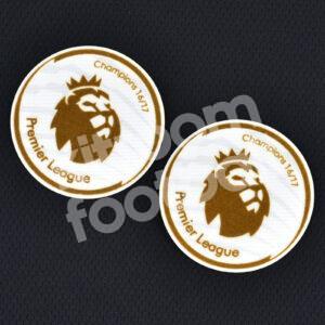 2017-18 Premier League FA Champions 16/17 Badge Manchester City Patch Repro - Image 1