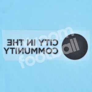 2022-23 Manchester City Sponsor Patch in the Community FA CUP Final Repro - Image 4