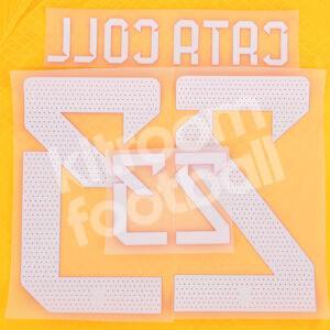 2022-23 Spain Goalkeeper Name Number Set #23 CATA COLL Red Repro - Image 4