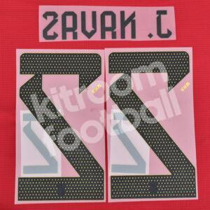 2022-23 Spain Home Name Number Set #22 Jesus NAVAS Repro - Image 3