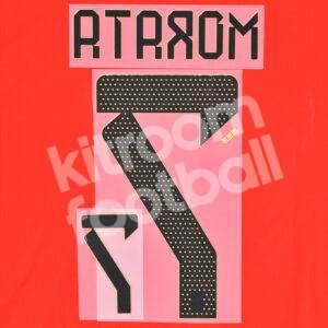 2022-23 Spain Home Name Number Set #7 MORATA Repro - Image 3