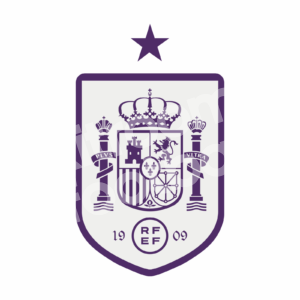 2022-23 Spain National Team Crest Patch Goalkeeper Violet Repro