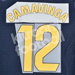2023-24 Real Madrid Away Name Number Set #12 CAMAVINGA La Liga Repro