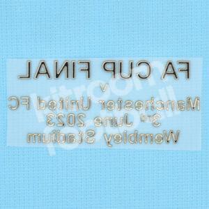 2023 Manchester City FA Cup Final Match Detail Patch MDT vs United Wembley Repro - Image 3