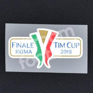 Original 2017-18 Final 2018 TIM Cup Italy Patch Badge Juventus vs Milan Coppa Italia