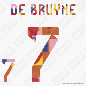 2022 Belgium FIFA World Cup Away Name Set #7 DE BRUYNE (Repro)