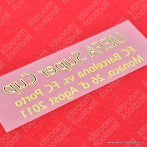 2011-12 Barcelona Uefa Supercup 2011 vs Porto Monaco Match Details MDT Repro v2 - Image 3