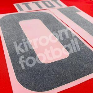 2014-15 AS Roma Home Name Number Set #10 TOTTI Repro - Image 4