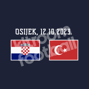 2023 Croatia MDT Patch vs Turkey Osijek UEFA Qualifiers Euro 2024 Repro