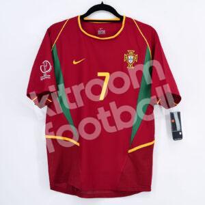 Official FIFA WORLD CUP 2002 Portugal Home Shirt #7 FIGO BNWT Nike Size S - Image 3