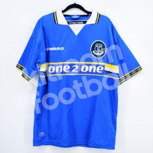 Official 1997-99 Everton Home Shirt Umbro Size L Excellent - Image 1