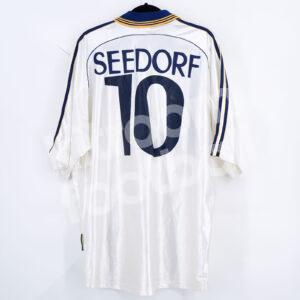 1998-99 Real Madrid Home Shirt Match Worn #10 Clarence SEEDORF (Very Good) Signed - Image 1