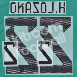 World Cup 2022 Mexico Home Name Number Set #22 Hirving LOZANO Repro - Image 3