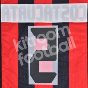 2004-07 AC Milan Home Name Set #5 COSTACURTA (Repro) - Image 3