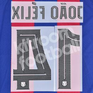 2023-24 Fc Barcelona Home Name Number Set #14 JOAO FELIX Champions Repro - Image 3