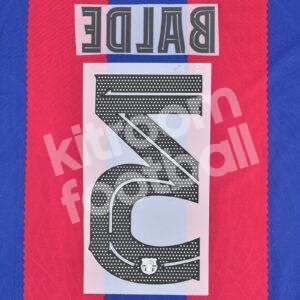 2023-24 Fc Barcelona Home Name Number Set #3 BALDE Champions Repro - Image 3