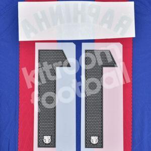 2023-24 Fc Barcelona Home Name Number Set #11 RAPHINHA La Liga Repro - Image 3