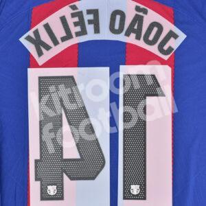 2023-24 Fc Barcelona Home Name Number Set #14 JOAO FELIX La Liga Repro - Image 3